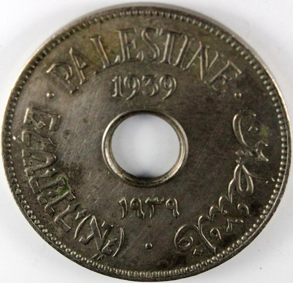 Palestine. 1939 10 Mils, Un... image