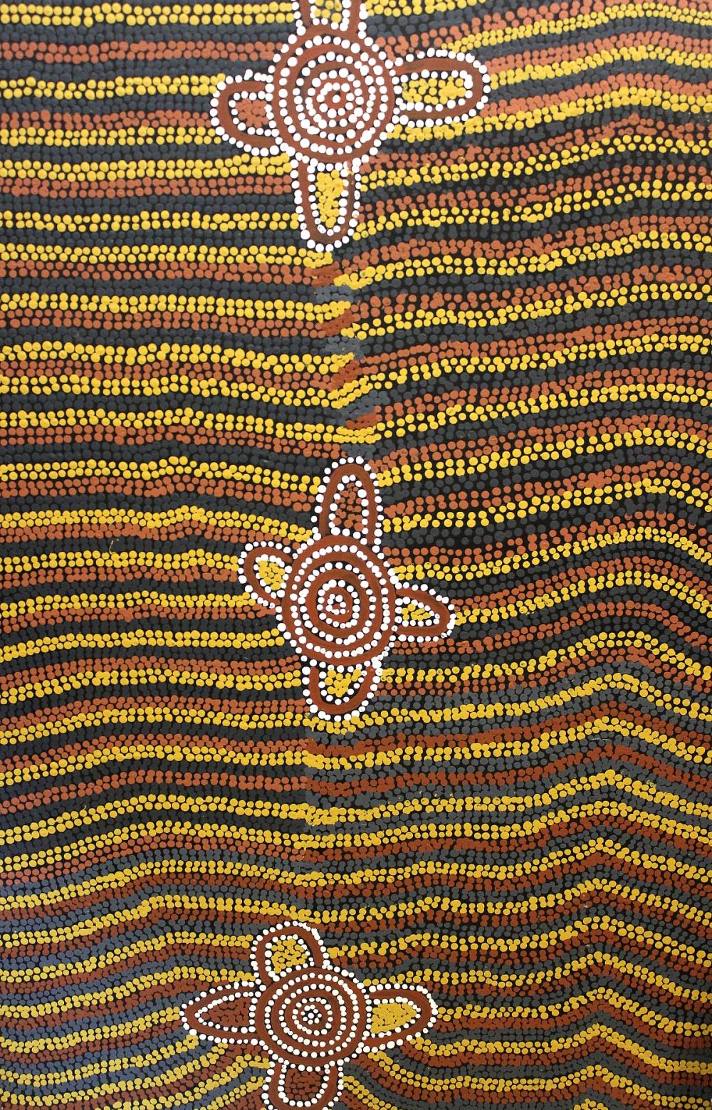 Aboriginal Dot Painting on ... image