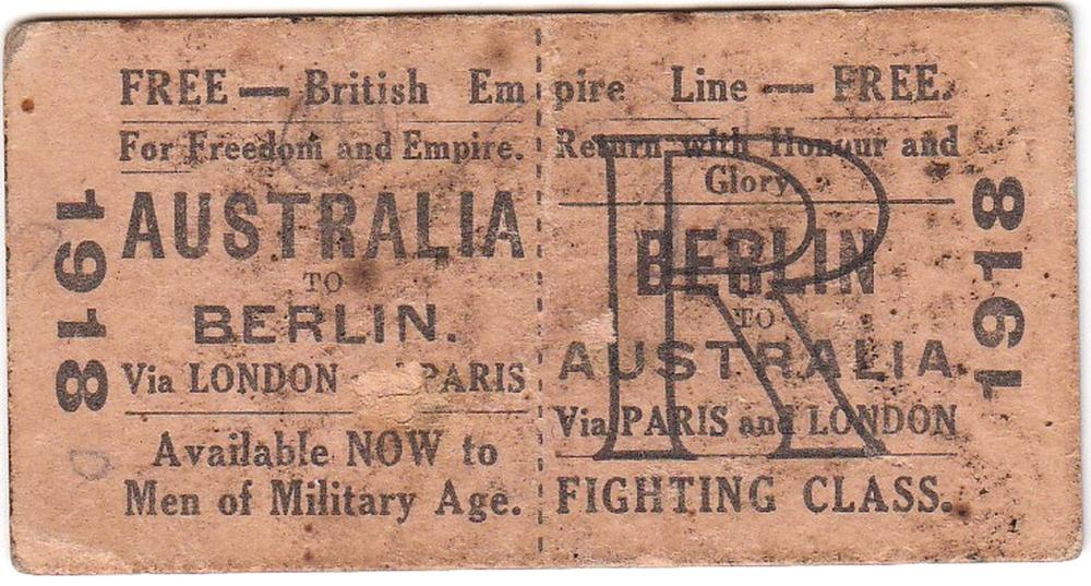 WWI Australia. 1918 Propaga... image