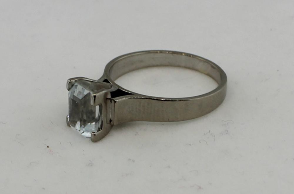 Emerald cut Aquamarine set ... image