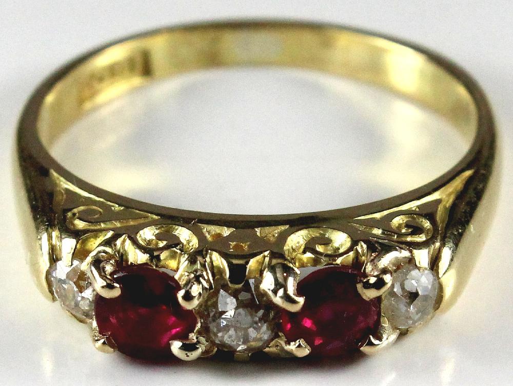 Traditional Ruby and Diamon... image