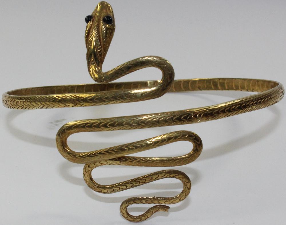 Snake Armlet in Gilded Ster... image