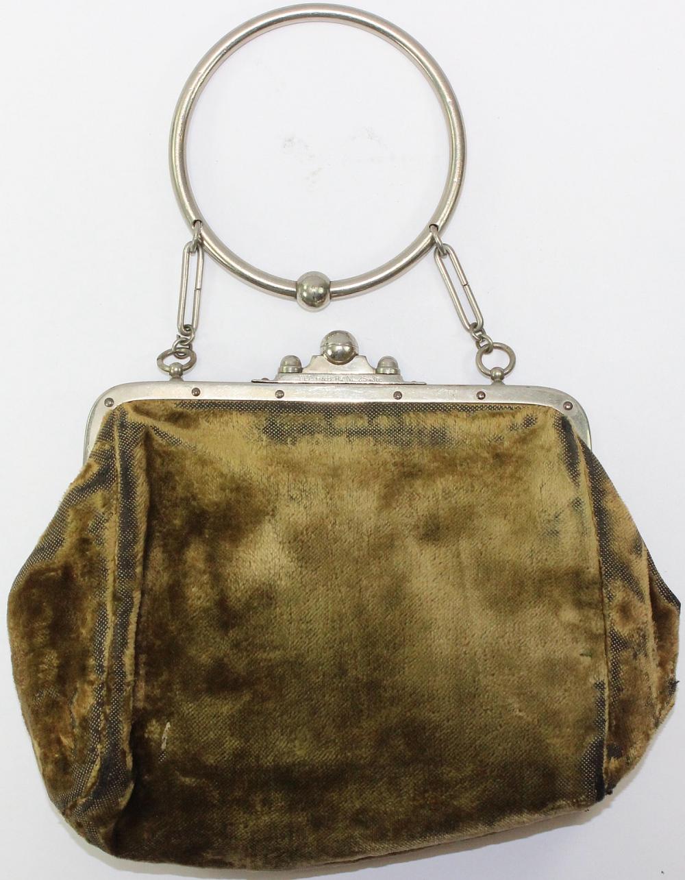 Vintage Suede Handbag with ... image