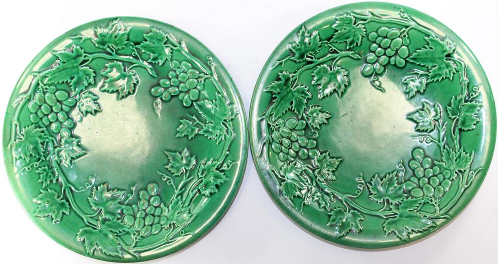 Pair of Earthenware Plates ... image