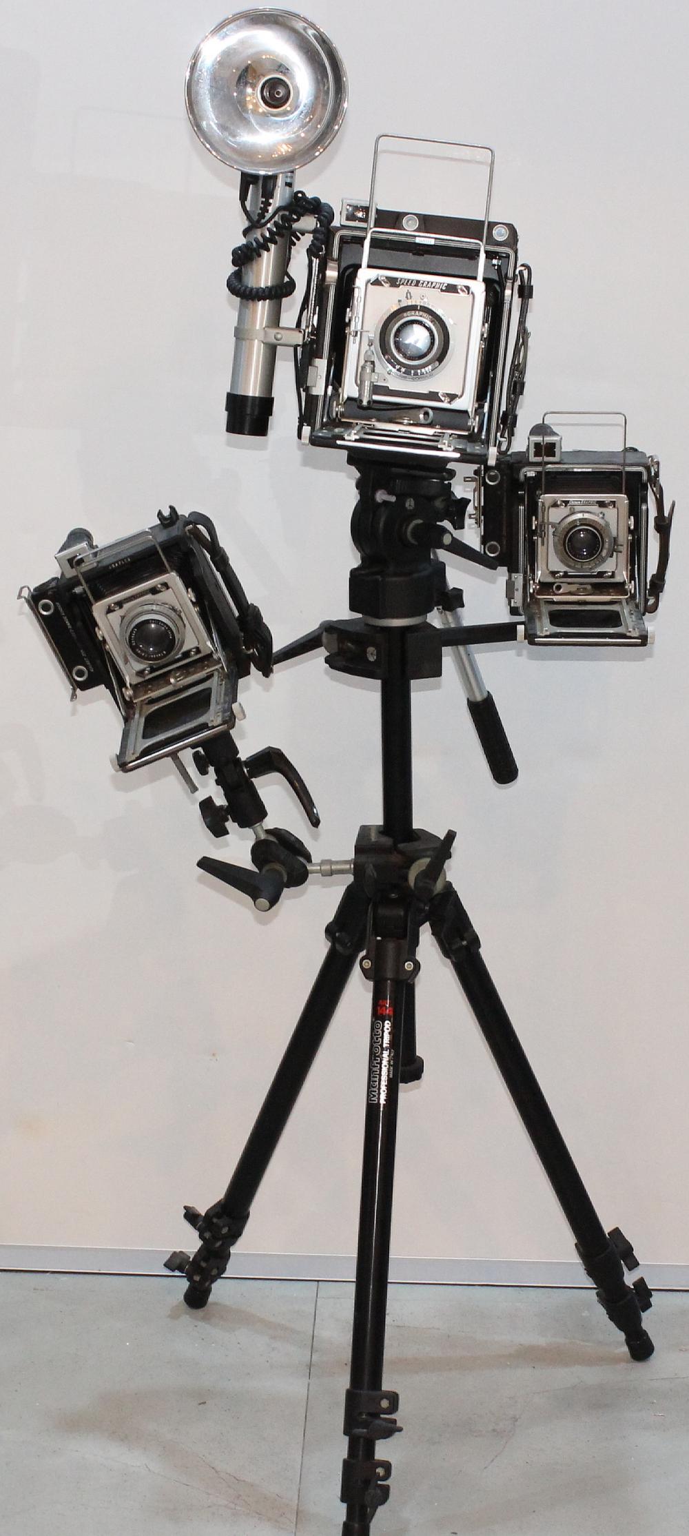 Tripod with three vintage '... image