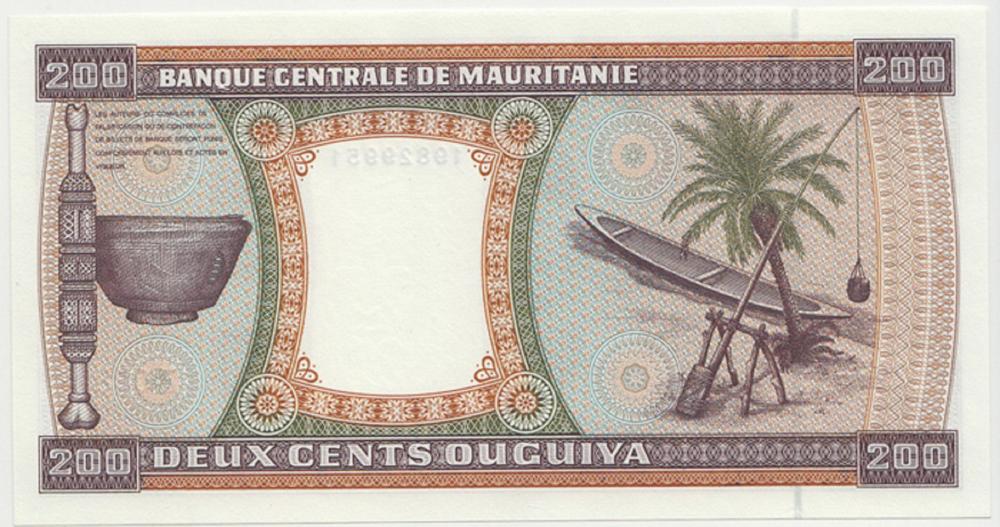 Mauritania. (1993) 200 Ougu... image