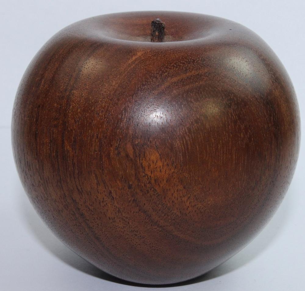 Apple carved from Teak image