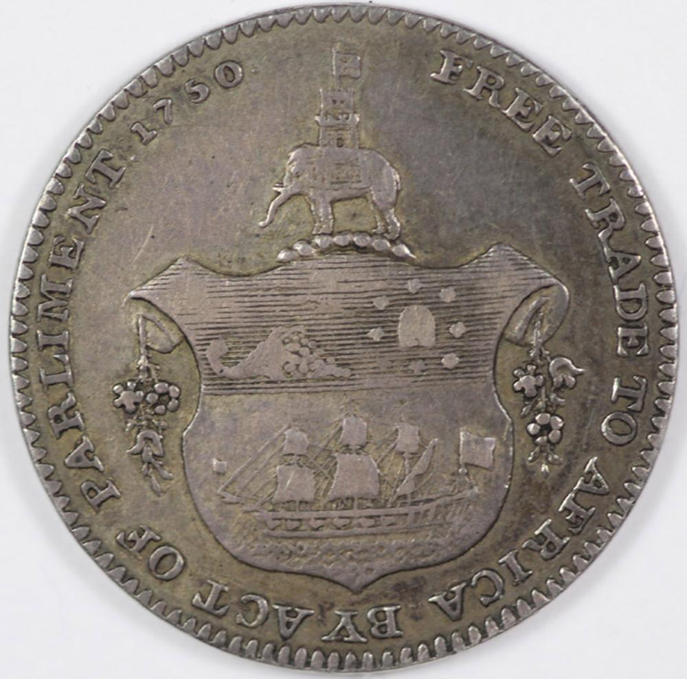 Gold Coast. 1796 1/4 Ackey ... image