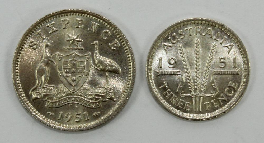 Australia 1951 PL 3d & 1951... image