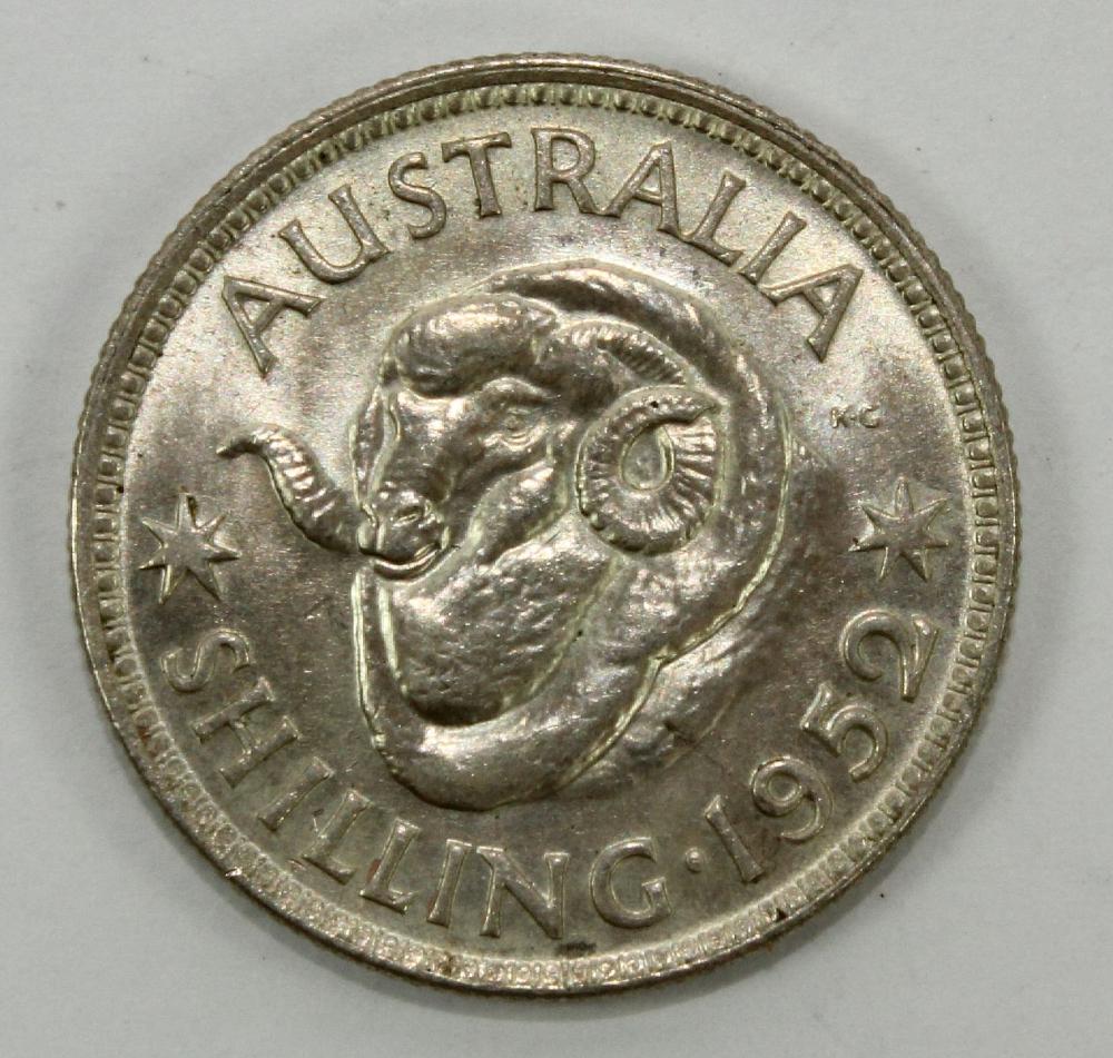 Australia 1952 Shilling, Ch... image