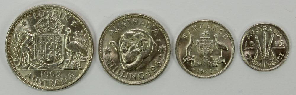 Australia 1962 3d, 6d, 1/- ... image