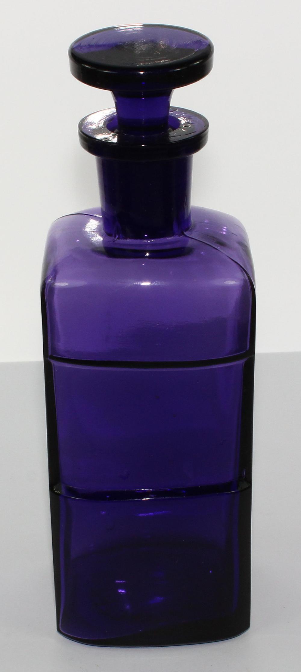 Purple Pharmacy Jar with St... image