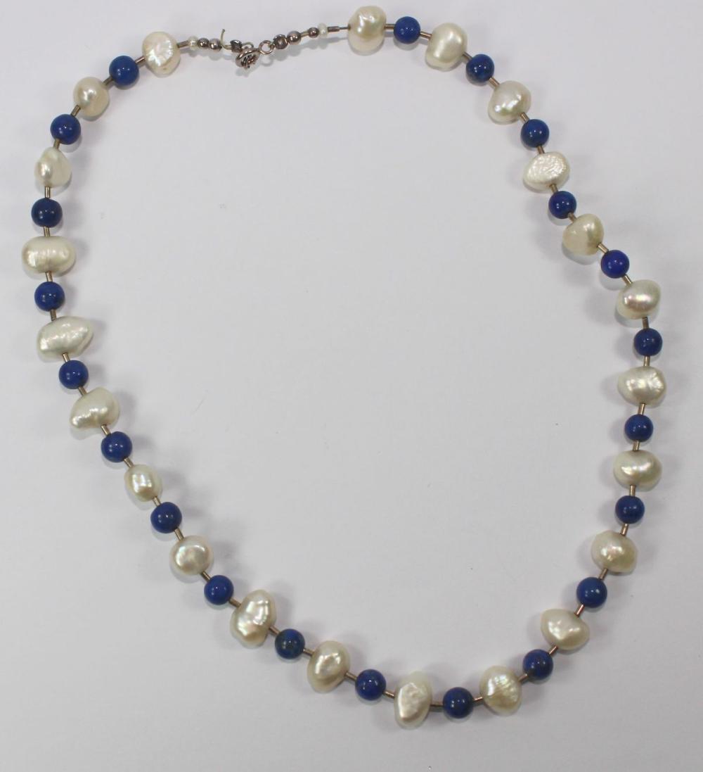 Baroque Pearl & Lapis Lazul... image