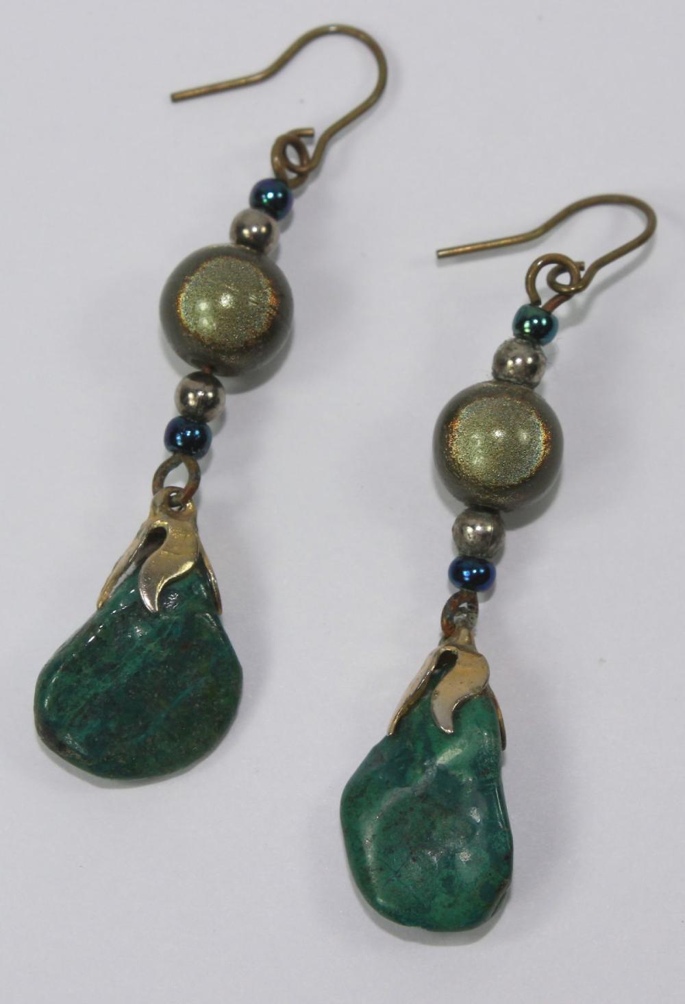 Chrysocolla & Glass Bead Da... image