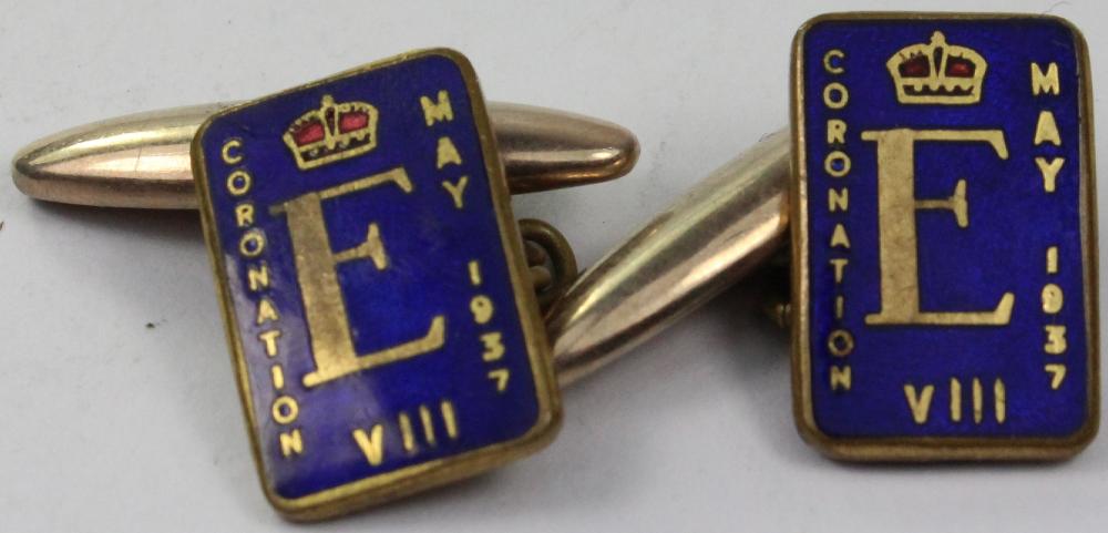 Gold-plate and Enamel Cuffl... image