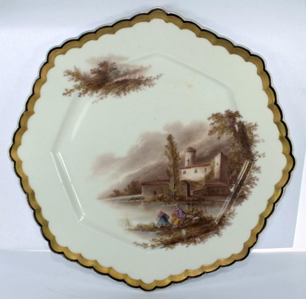 Antique Hand-painted Plate ... image