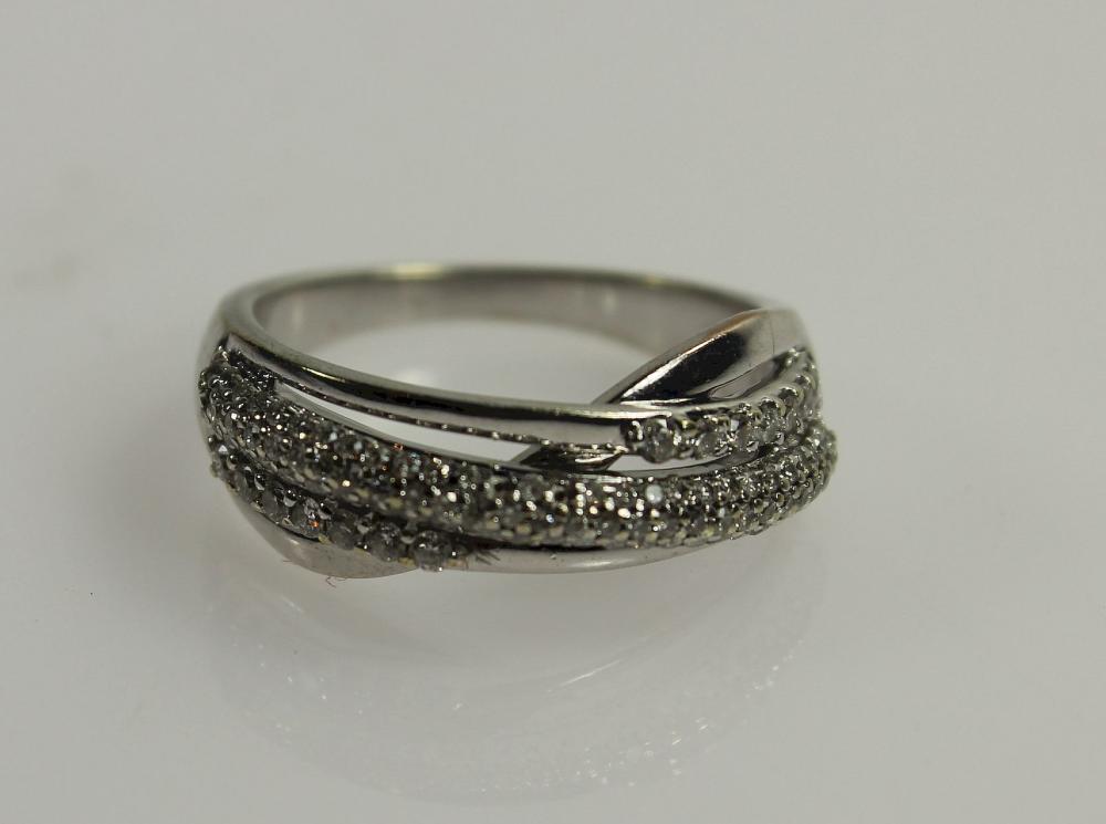 Diamond encrusted Ring in 9... image