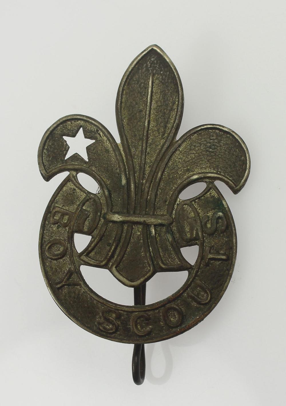 Australia Vintage Bot Scout Badge with single 'Five Point Star' Machined Punch Cut