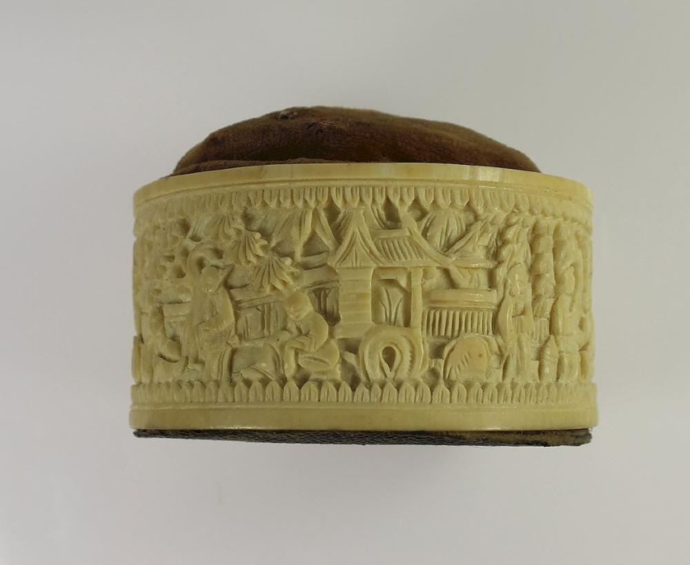 Antique Carved Ivory Chines... image