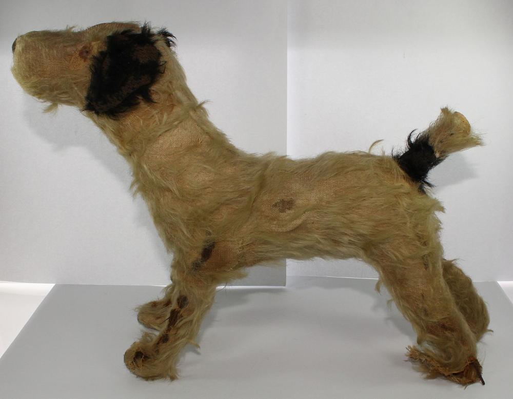 Antique Toy Straw-filled Dog image