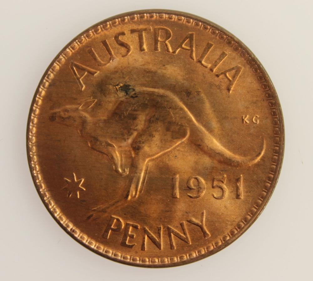 Australia 1951 (M) Penny, n... image