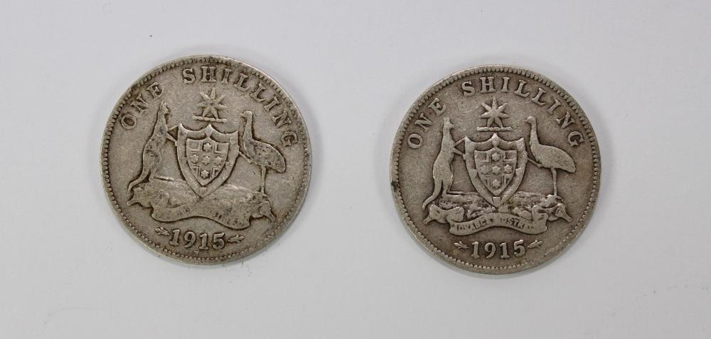 Australia 1915 (L) & 1915 H... image