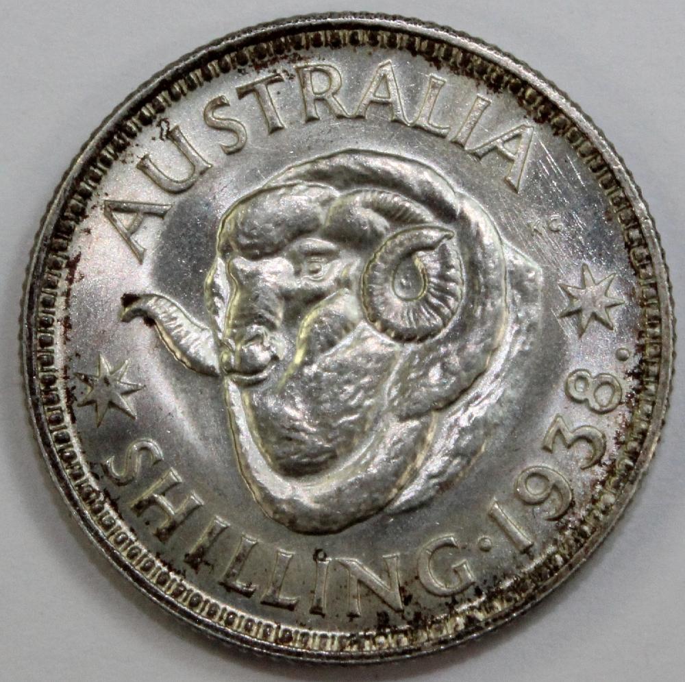 Australia 1938 Shilling, Un... image