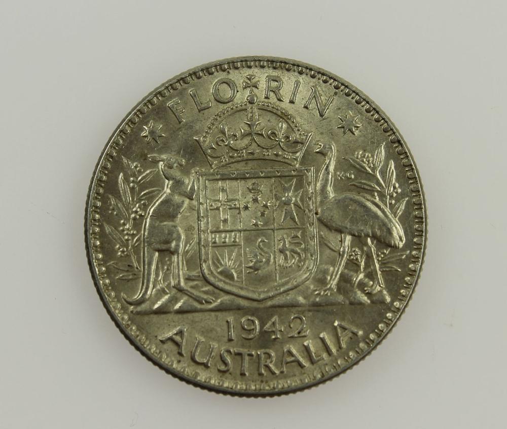 Australia 1942 (M) Florin, ... image