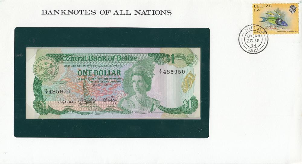 Belize 1983 $1, Uncirculate... image