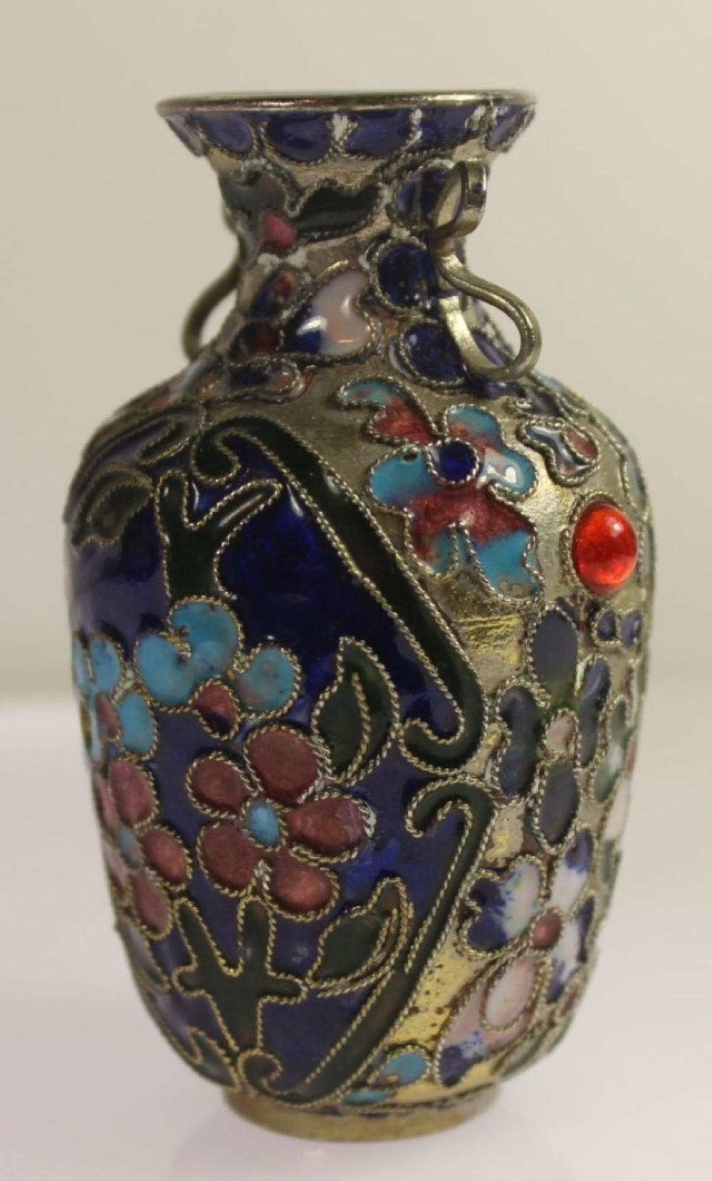 Miniature Chinese Cloisonne... image