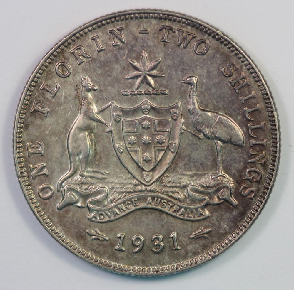 Australia 1931 Florin, Tone... image