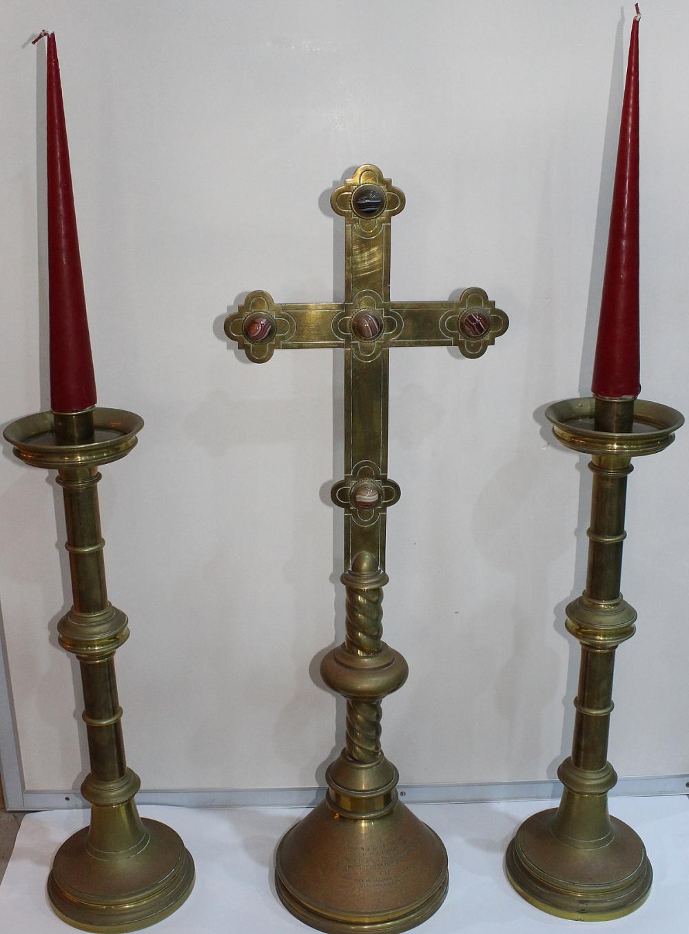 WWI Australia. Brass Altar ... image