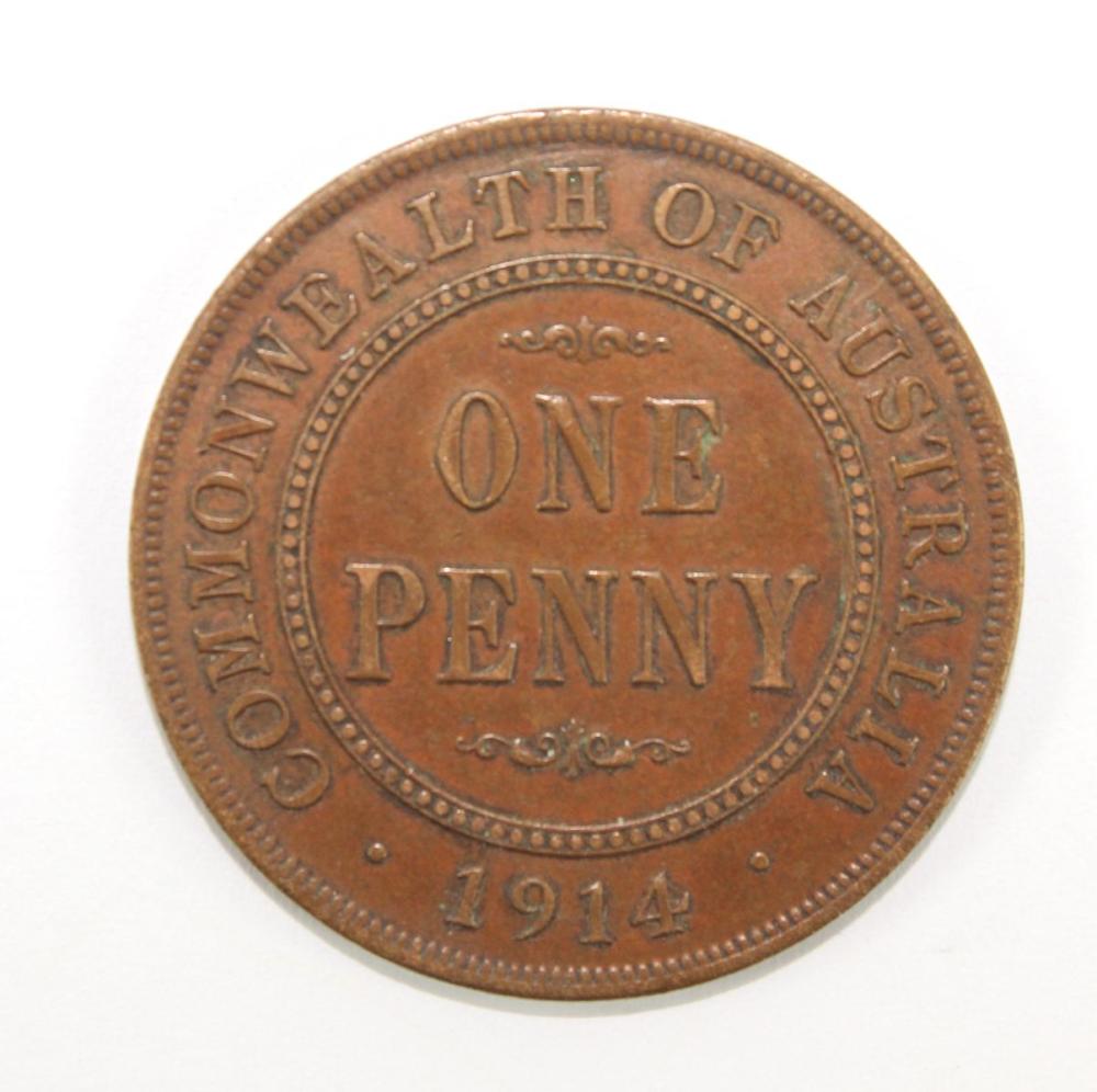 Australia 1914 Penny, about... image