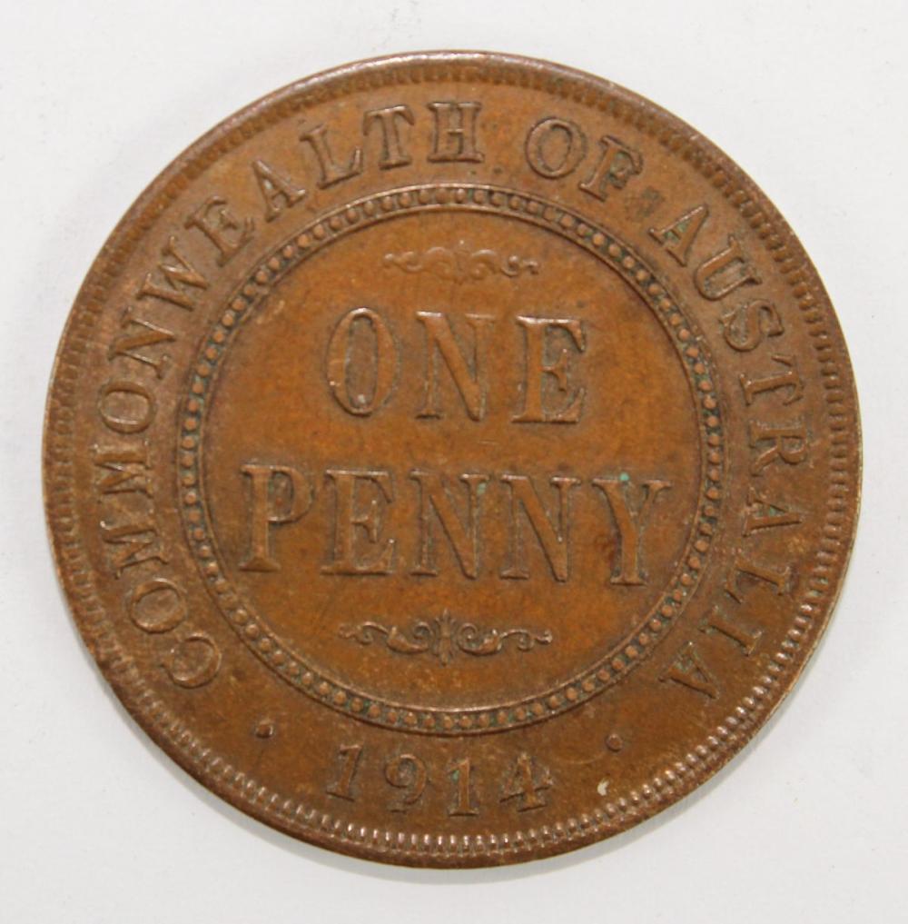 Australia 1914 Penny, virtu... image