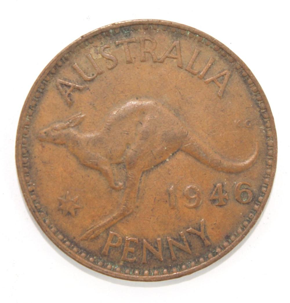 Australia 1946 Penny, Fine ... image