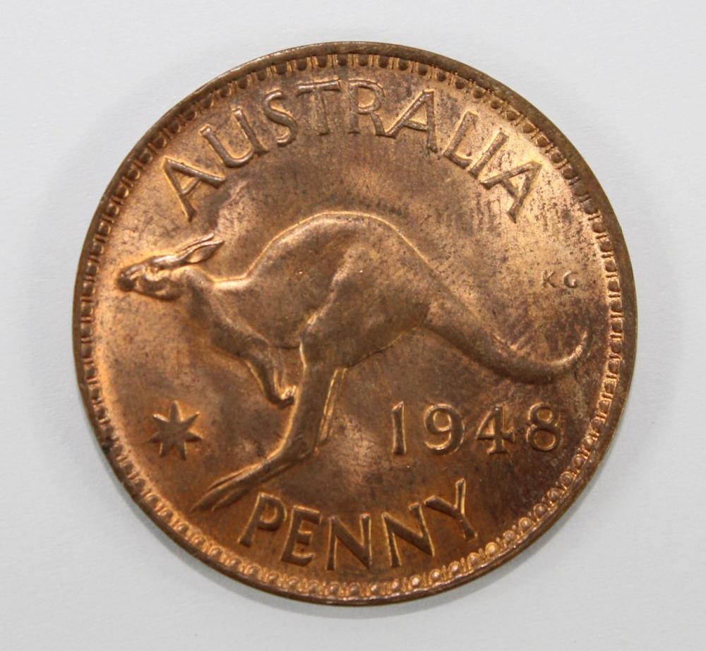 Australia 1948 (M) Penny, U... image