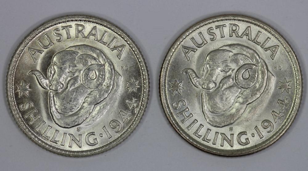 Australia 1944 'Plain S' & ... image