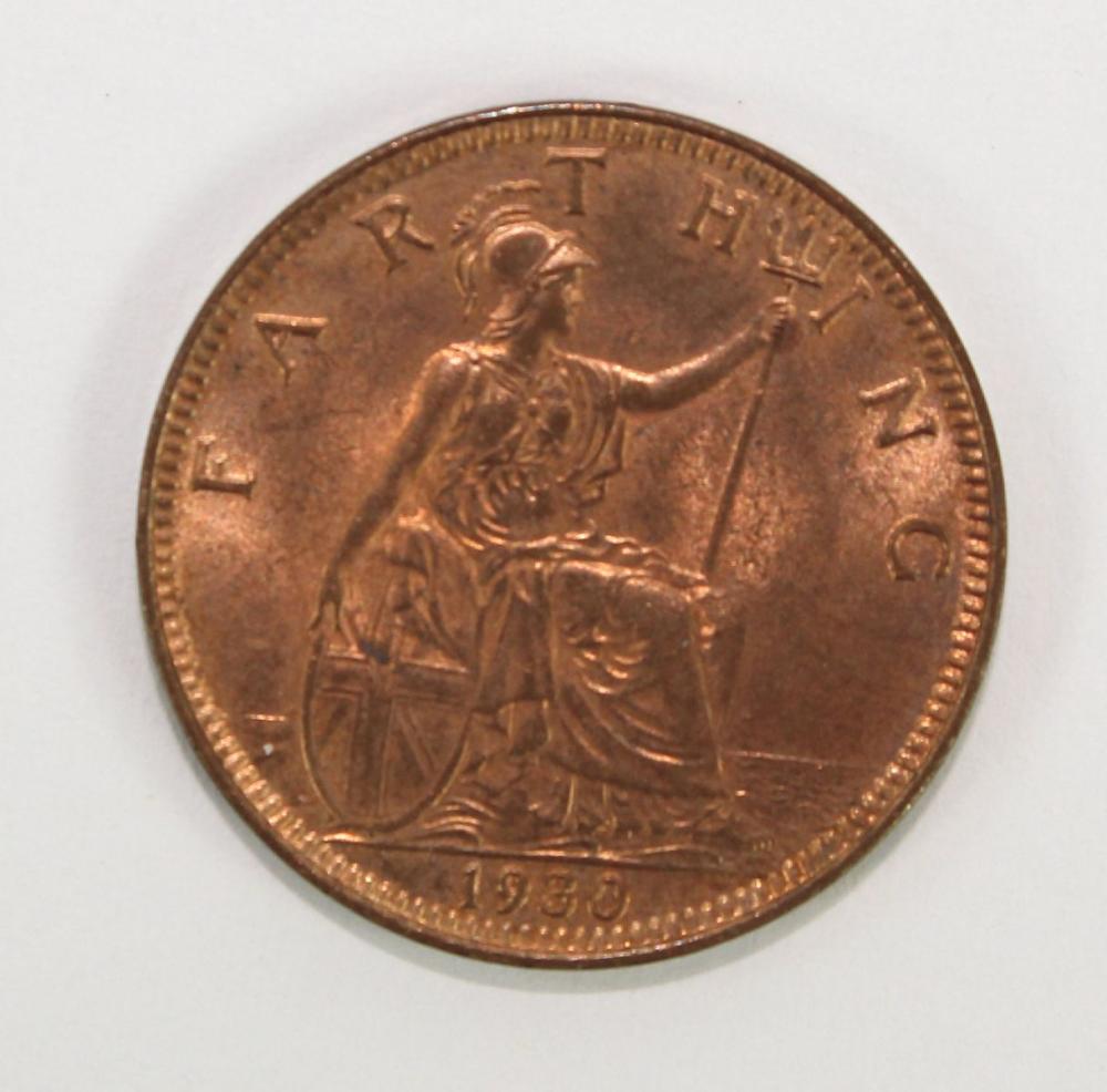 Great Britain 1930 Farthing... image