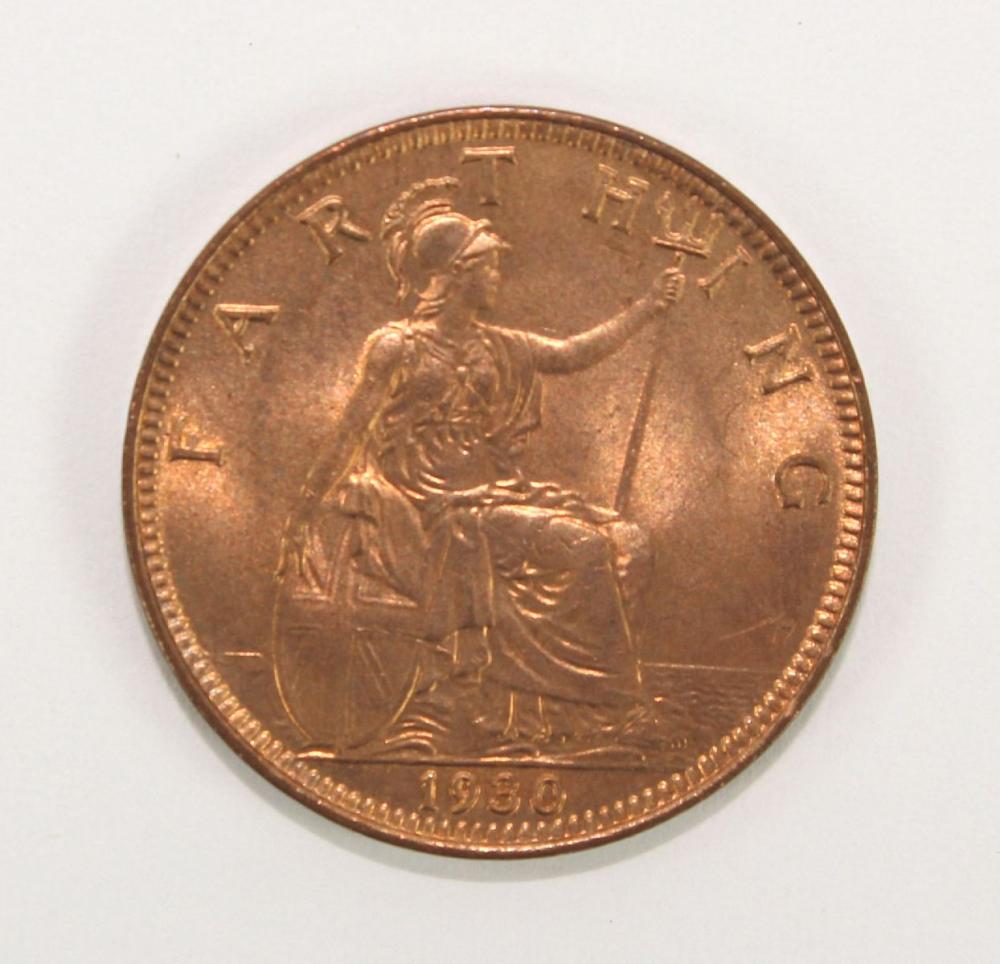 Great Britain 1930 Farthing... image