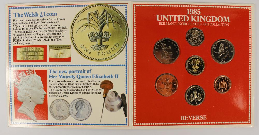 Great Britain 1985 Mint Set... image