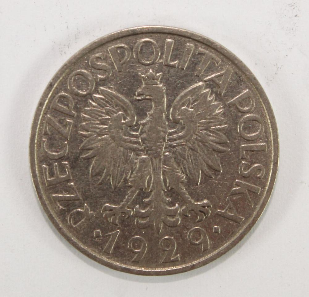 Poland 1929 Ni Zloty, good ... image