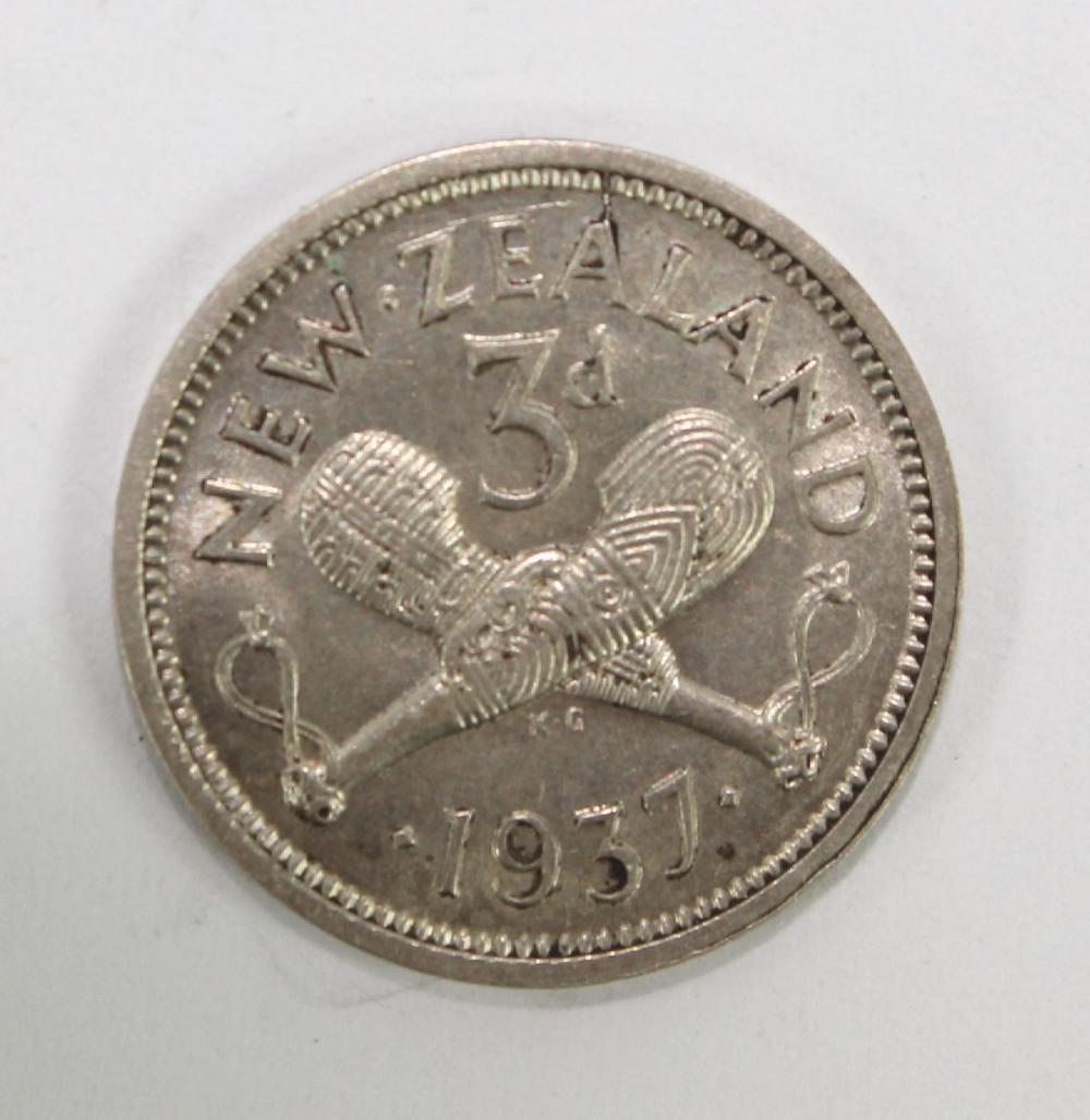 New Zealand 1937 Silver (50... image