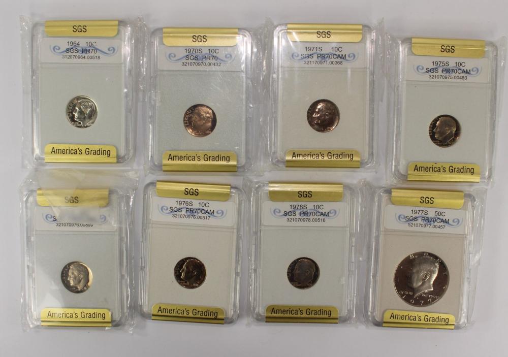 U.S.A. Proof Coins all grad... image