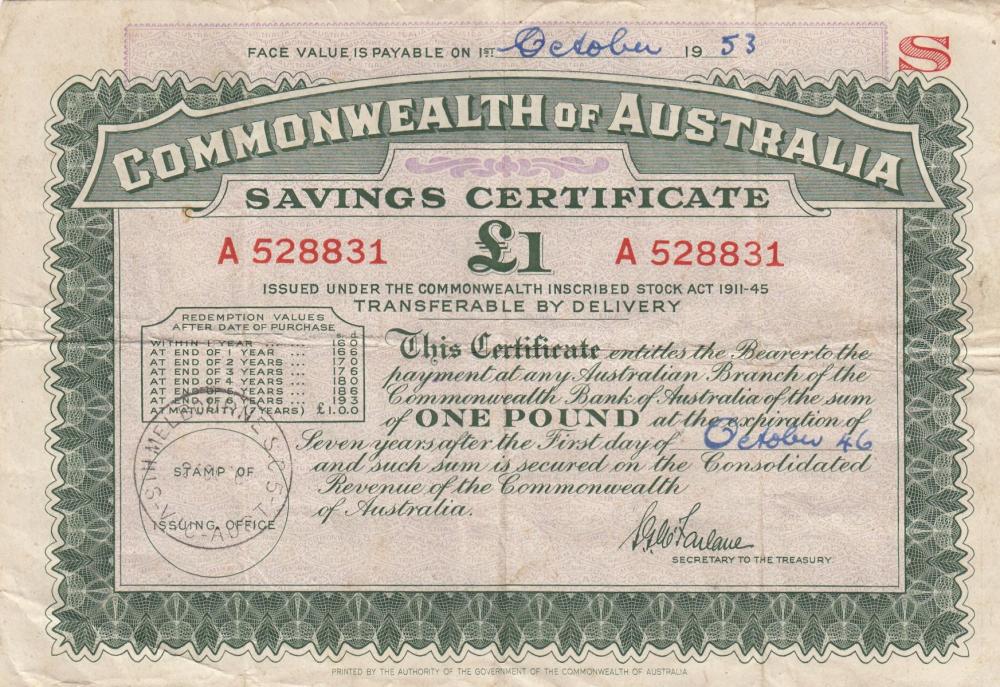 Australia 1946 Commonwealth... image