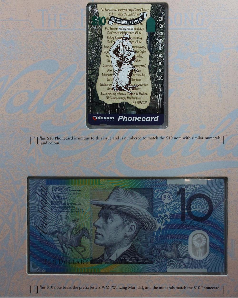 Australia. 1995 $10 Waltzin... image