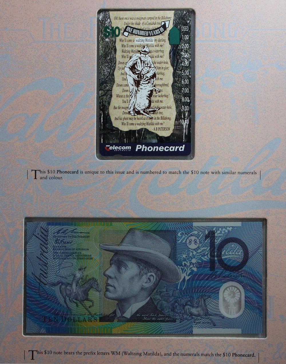 Australia. 1995 $10 Waltzin... image