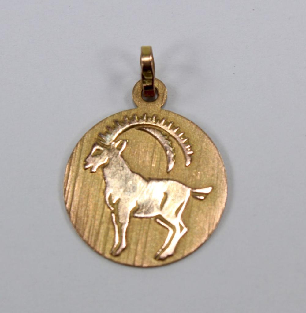 Capricorn Charm in 9ct Gold