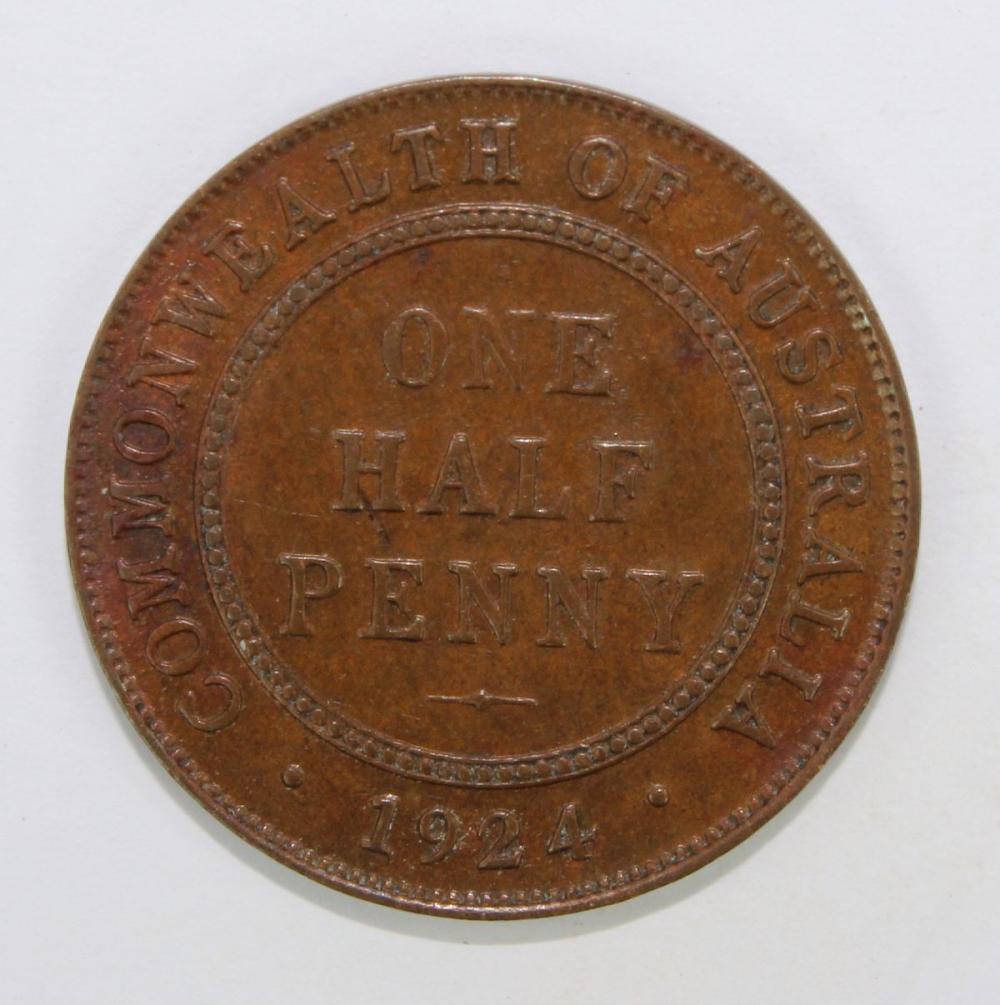 Australia 1924 Halfpenny, U... image