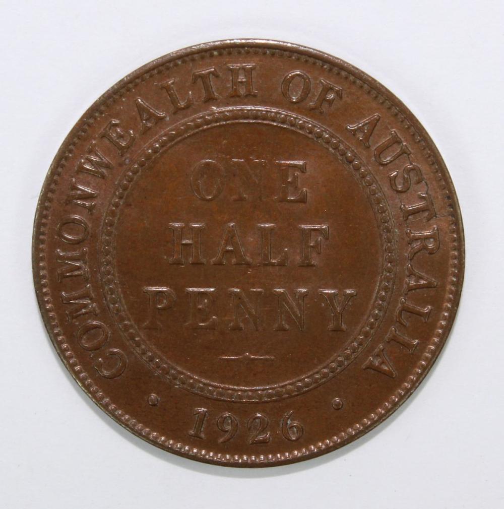 Australia 1926 Halfpenny, U... image