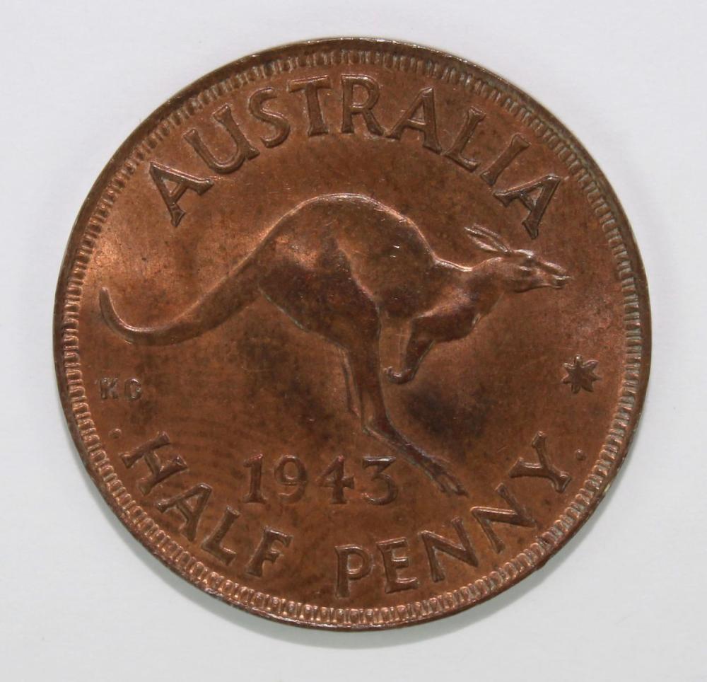 Australia 1943 I Halfpenny,... image